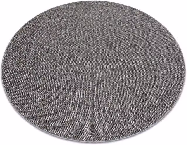 RugsX Casablanca Loom Round Boho Rug in Grey, Diameter: 100 cm