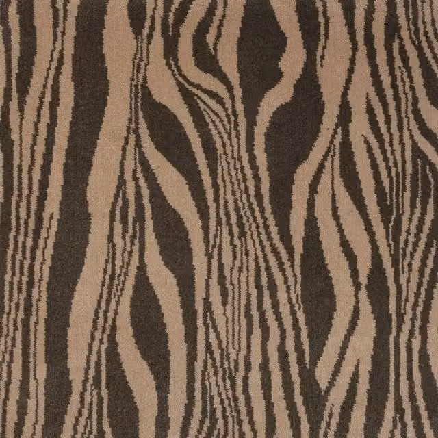House of Hackney Dazzle Woolmark Carpet in Mink and Brown