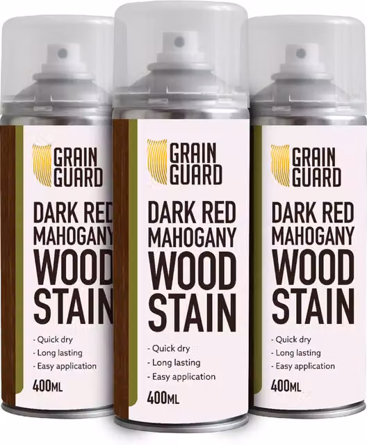 Grain Guard Water Based Wood Stain Spray in Red