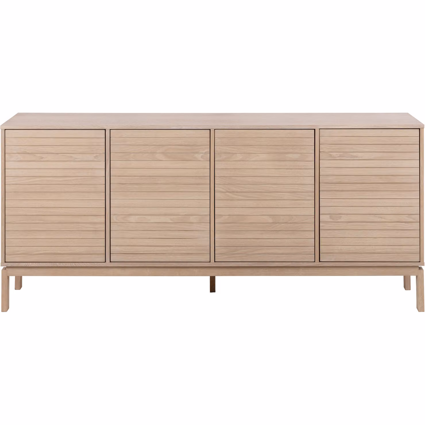 Linley 4 Door Modern White Oak Sideboard – 2