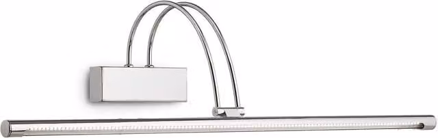 Ideal Lux Bow Adjustable LED Large Picture Wall Light in Chrome