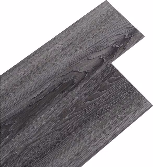 Garden Sanctuary Rustic Wood Look Self-Adhesive Vinyl Plank Flooring in Grey