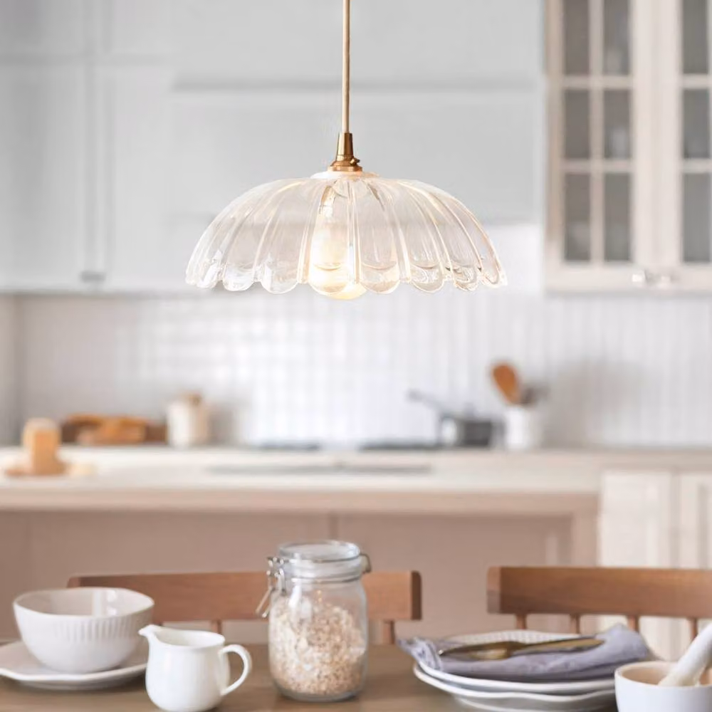 Netlighting Carnation Dome Pendant Ceiling Light in Transparent Glass – 2