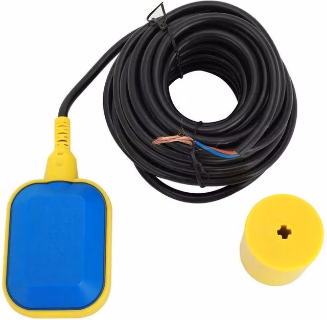 NESTLUNE 3 Metre Submersible Water Pump with Float Switch, Blue