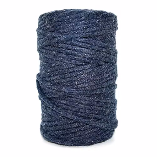 SolaDirect Premium Macrame Cord Natural Cotton Craft Rope in Red or Blue – 2
