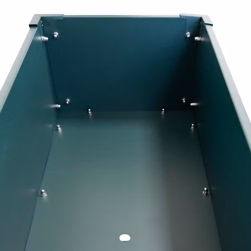Esschert Dutchlander Large Green Metal Raised Bed made of Steel, W/D/H: 100.5 x 80.5 x 80 cm – 3