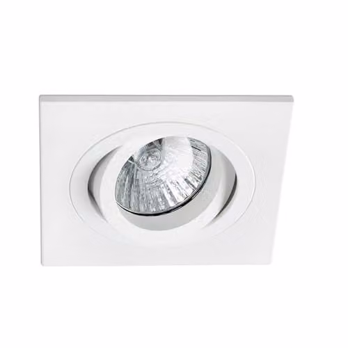 Faro Barcelona Radon 43396 Adjustable Recessed LED Projector in White Aluminium with Glass Cover