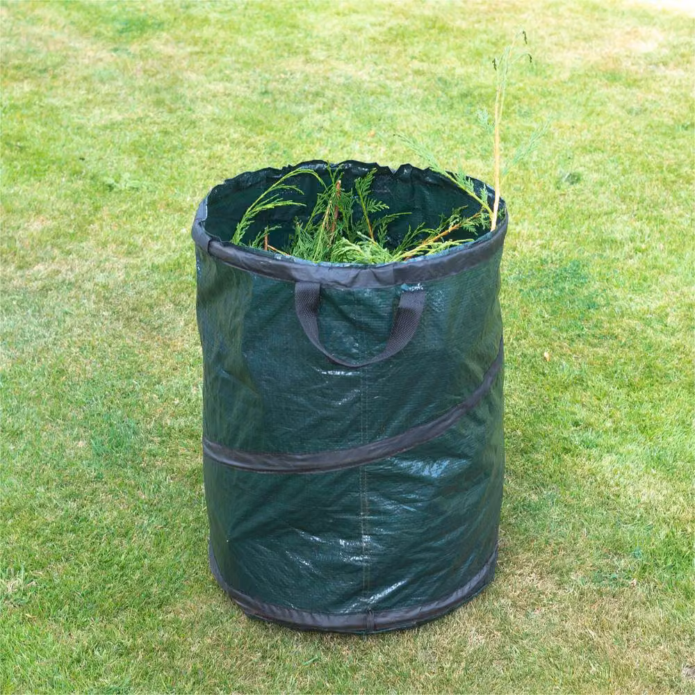 St Helens Home & Garden Heavy Duty Pop-Up Garden Waste Bags, Pack of 4, Green, 90L Capacity – 4