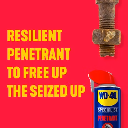 WD-40 Specialist Penetrant Spray 400ml Rust Penetrating Oil – 5