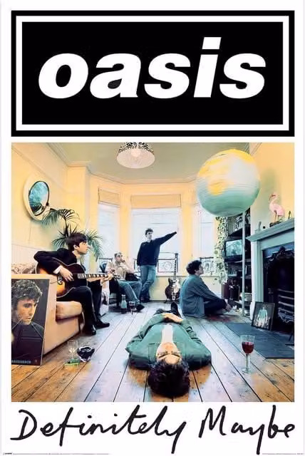 Oasis Music Definitely Maybe Maxi Paper Poster in Multicolour – 1