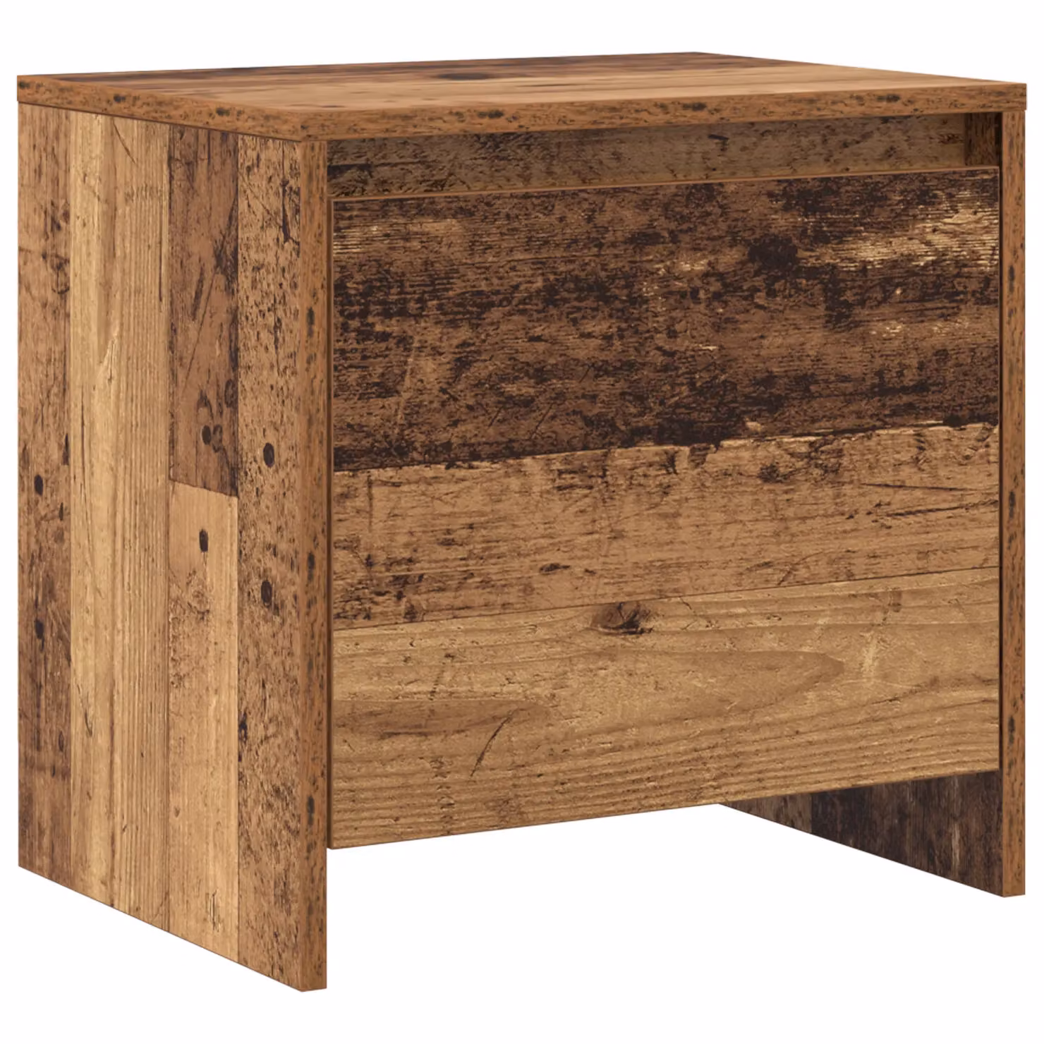 Berkfield Home Rustic Bedside Cabinet in Brown Engineered Wood – 2