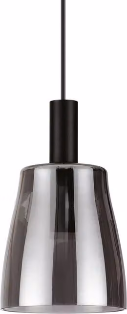 Ideal Lux Coco-3 LED Dome Pendant Ceiling Light in Black