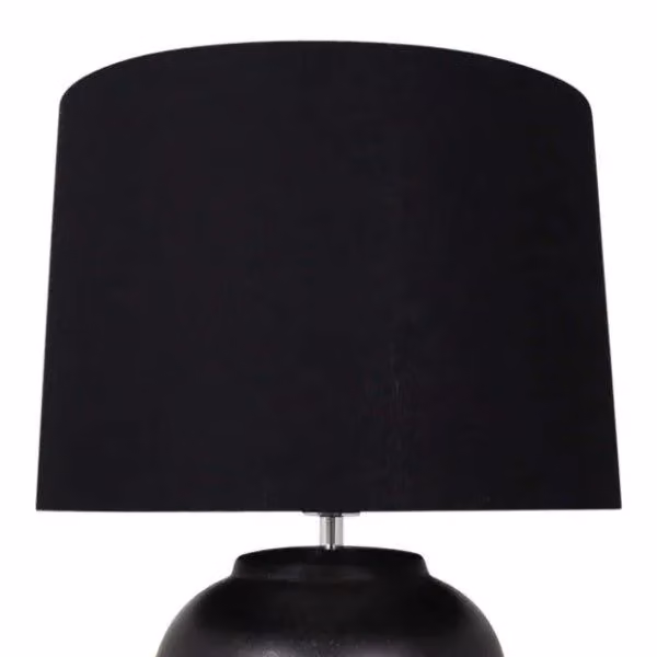 Pagazzi Belen Black Ceramic Table Lamp – 3