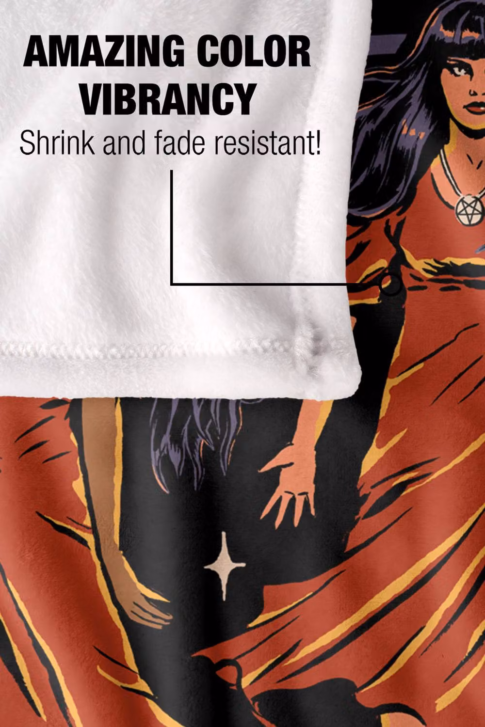 Steven Rhodes Rise Above Super Soft Fleece Throw Blanket, Multicolour, W/D/H: 91 x 147 cm – 4