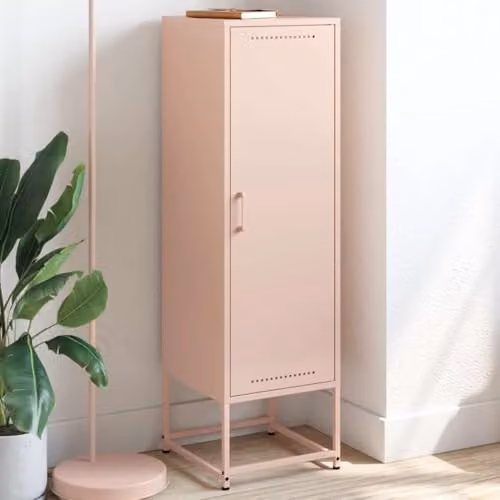 vidaXL Industrial Metal Highboard in Pink, W/D/H: 36 x 39 x 123 cm – 2