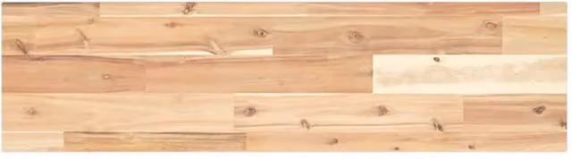 Berkfield Home Rectangular Solid Wood Acacia Table Top, Brown, W: 100 cm, D: 20 cm, H: 2 cm