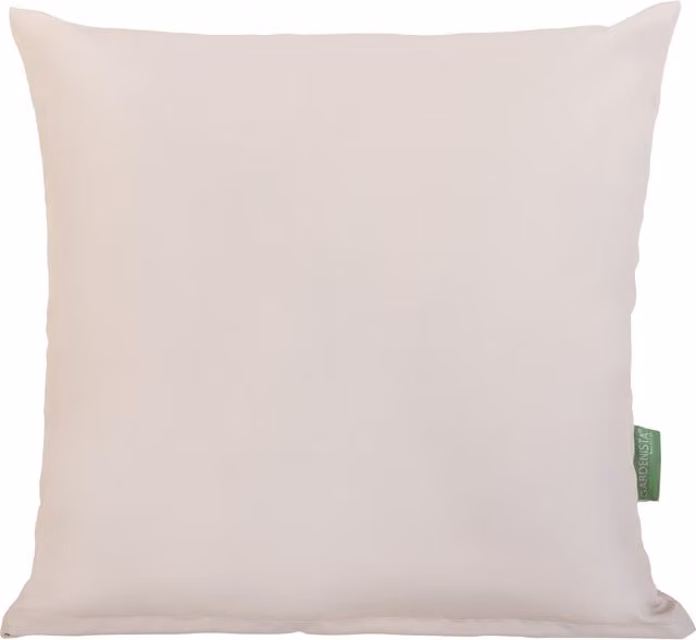 Gardenista Plain Almond Beige Outdoor Scatter Cushion with Removable Washable Polyester Cover