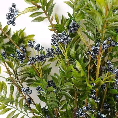 Leaf Design Blue and Green Artificial Floral Plant, Height: 70 cm – 3