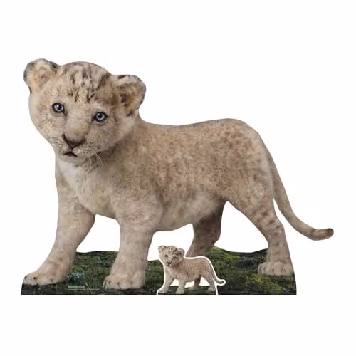 Star Cutouts SC4654 Wicked Lion Cub Cardboard Cutout 2-Pack, Multicolour, Height: 66 cm