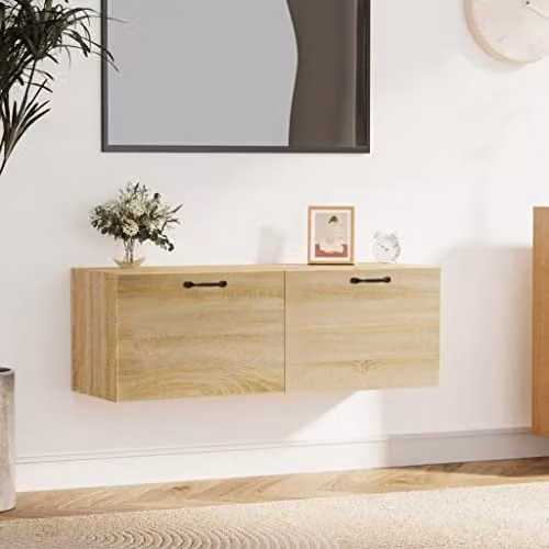 vidaXL Wall Cabinet in Sonoma Oak, W/D/H: 100 x 36.5 x 35 cm – 2
