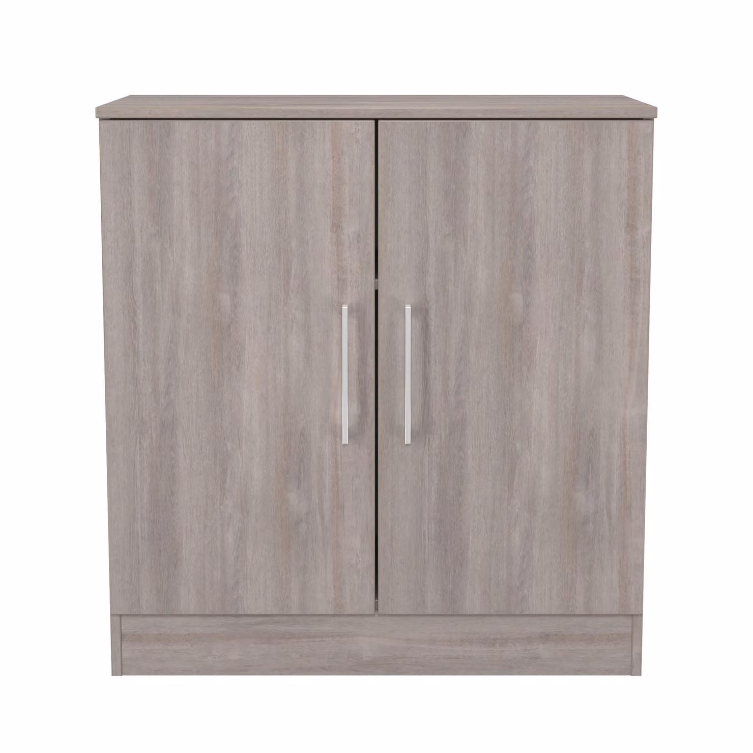 Ready Assembled 2 U Gloucester 2 Door Cabinet in Light Grey – 2
