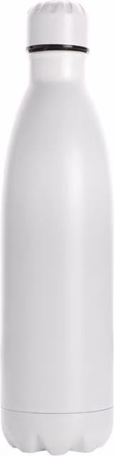 XD Design Vacuum Insulated Stainless Steel Water Bottle, White, 750ml