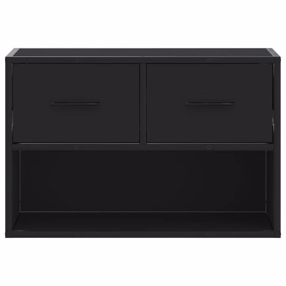 Berkfield Home Industrial TV Cabinet in Black, W/D/H: 60 x 31 x 39.5 cm – 4