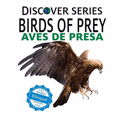 Xist Kids Bilingual Spanish English Birds of Prey / Aves de Presa Multicolour Paper Book, W: 21.59 cm, H: 21.59 cm