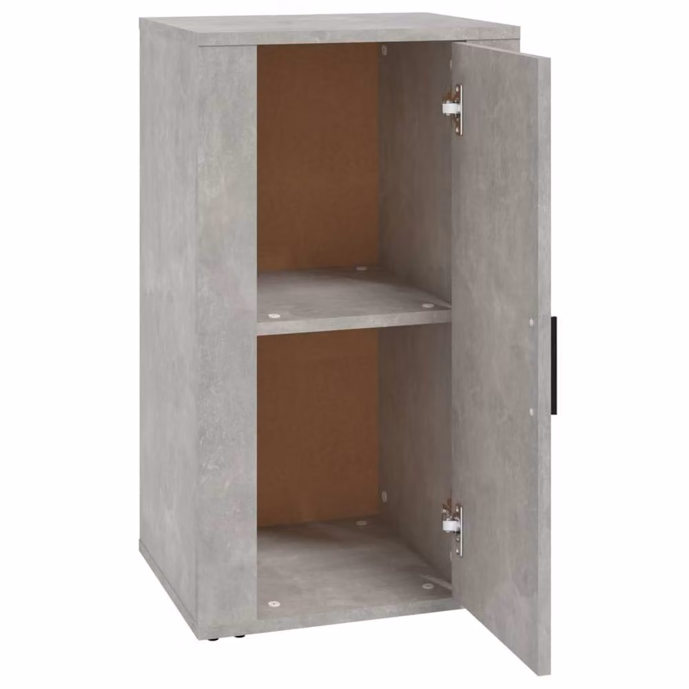 Berkfield Home Sideboard in Concrete Grey, W/D/H: 40 x 33 x 70 cm – 2