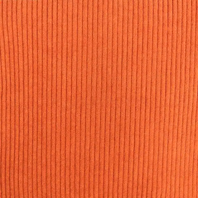 OHS Oxford Edge Corduroy Cushion Covers in Rust, Pack of 4