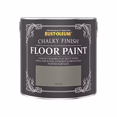 Rust-Oleum Grey Scratch-Proof Water-Based Floor Paint in Matt Finish, 2.5 l – 3