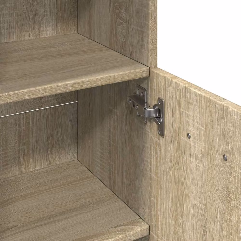 Berkfield Home Sonoma Oak Bathroom Cabinet, Brown, W/D/H: 30.5 x 30.0 x 95.0 cm – 4
