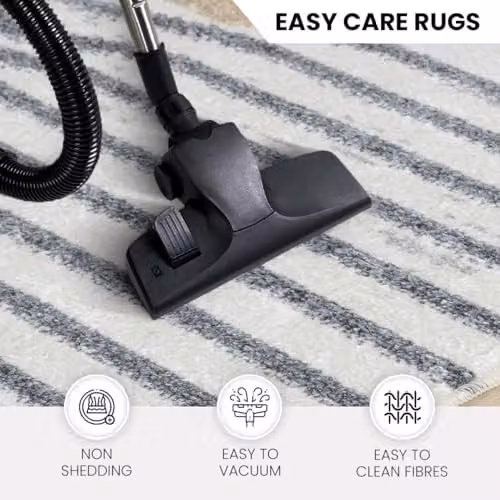 Livabliss Cat Washable Kids Rug in Cream, Beige, Brown, Grey and Black, W/D/H: 80 x 150 x 0.35 cm – 2