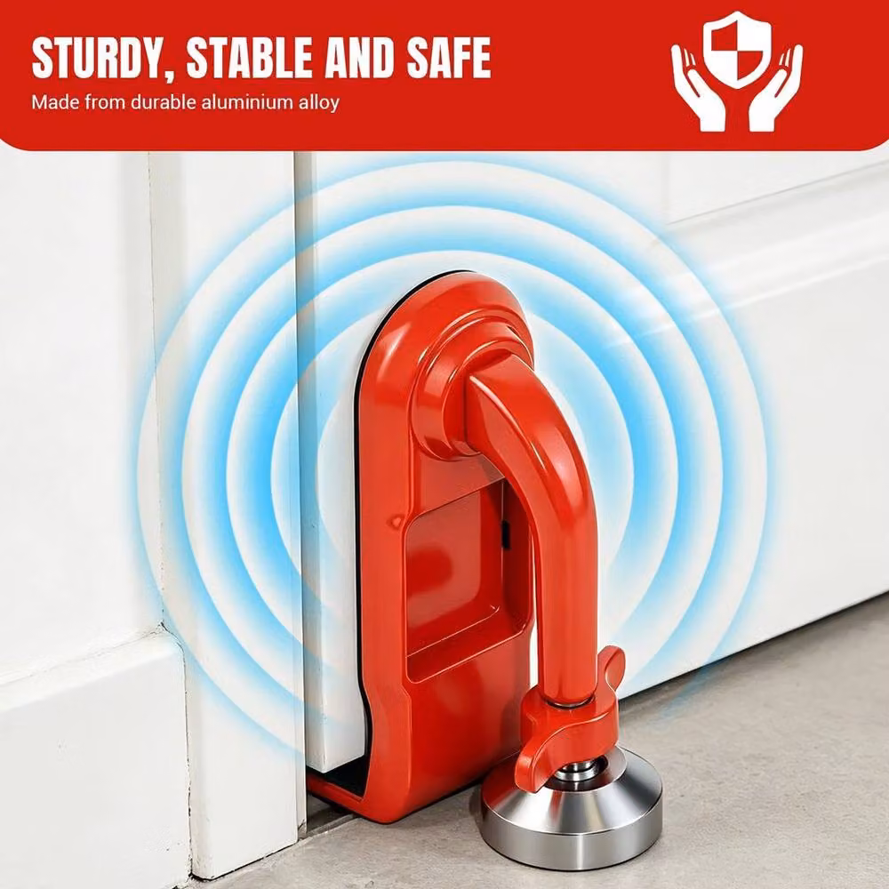 SPETLEK Red Alloy Door Lock Stopper Jammer for Home and Hotel Security – 3