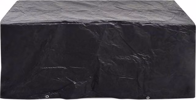 Berkfield Home Durable Garden Furniture Cover with 8 Eyelets, Black, W: 242 cm, D: 162 cm, H: 100 cm – 1
