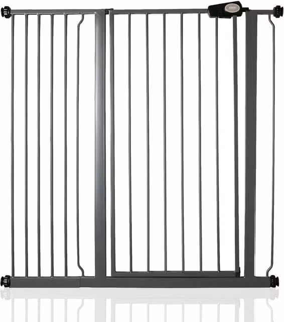 Bettacare Extendable Child and Pet Gate in Grey for Doors and Stairs