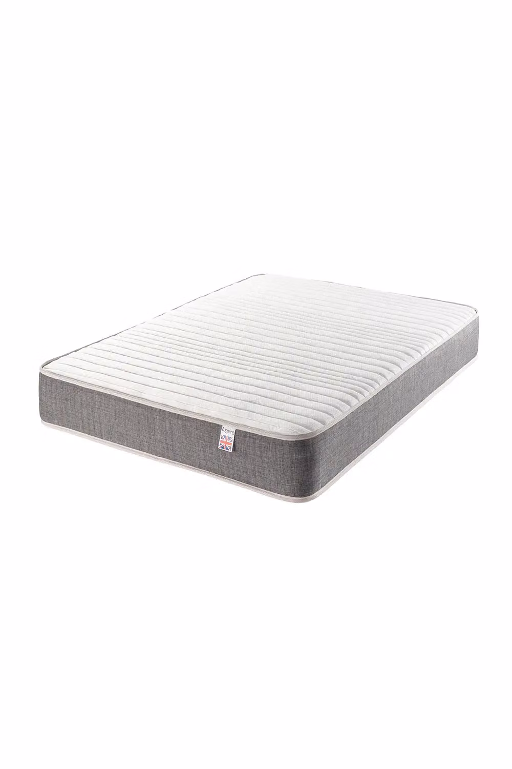 Aspire Pocket Spring Mattress in White and Grey, W/D/H: 140 x 200 cm – 4