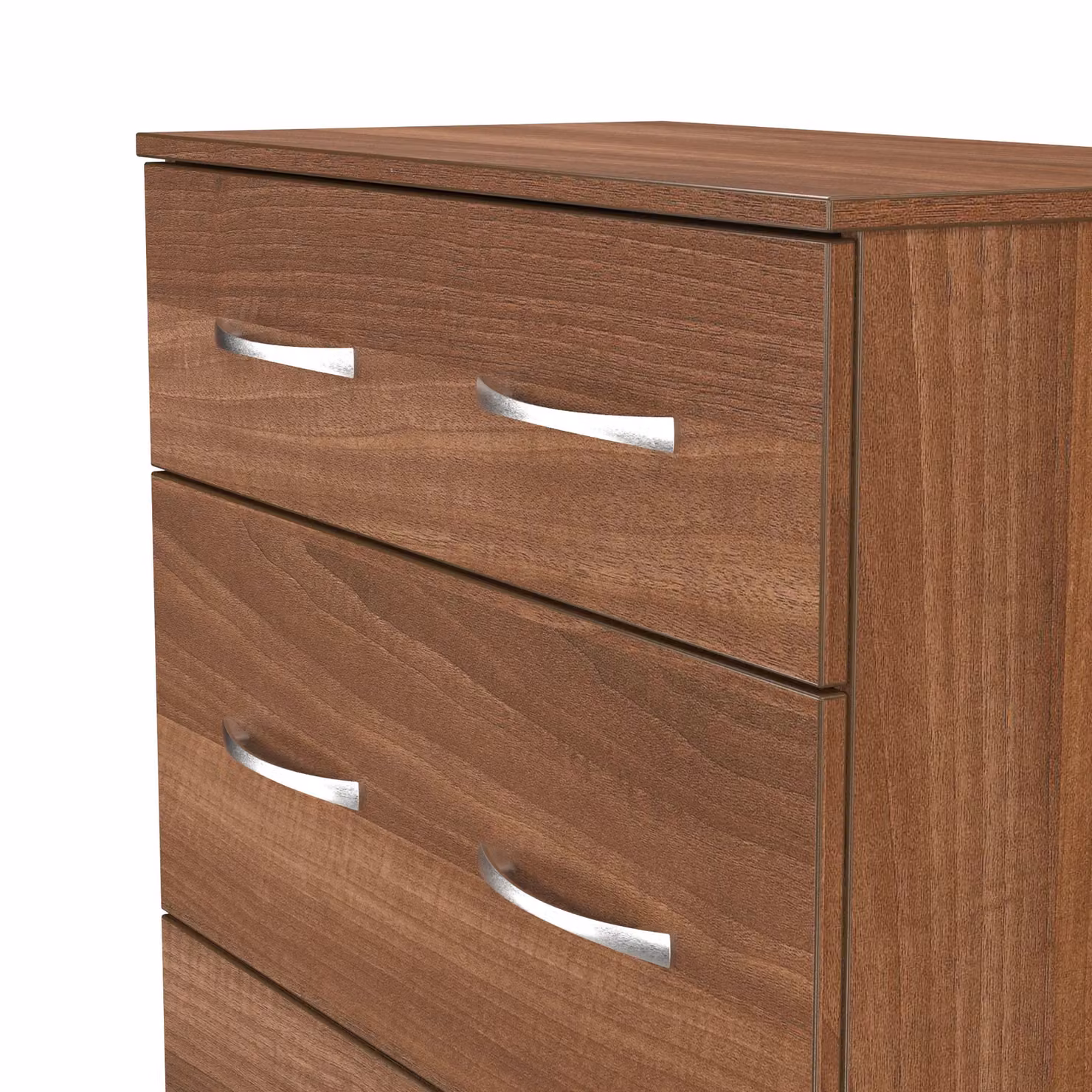Avon Ready Assembled 3 Drawer Deep Chest in Walnut Brown – 4