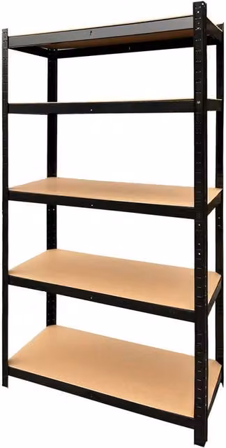 SPETLEK 5 Tier Garage Shelving Unit in Black – 1