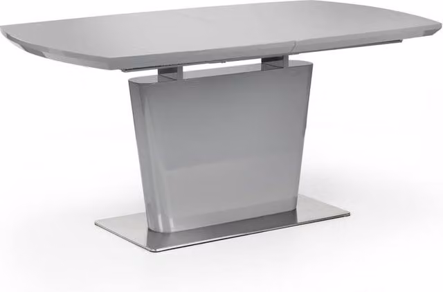 Cheshire Premium Como Extending Dining Table in Grey High Gloss Finish – 1