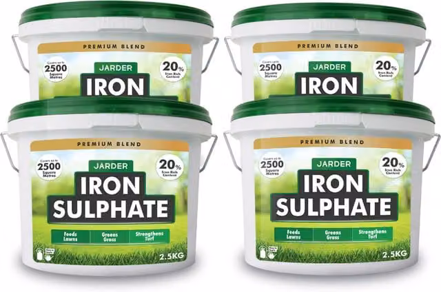 Jarder Iron Ferrous Sulphate Powder Plant Tonic for Lawns, 2.5 kg