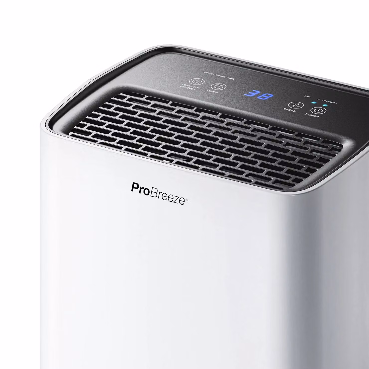 Pro Breeze 6L Low Energy Compact Dehumidifier in White – 3