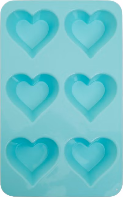 Premier Housewares Non-Stick Silicone Heart Shape Cake Mould in Green, W/D/H: 26 x 16 x 3 cm