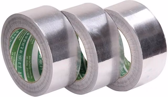Nordara Silver Aluminium Foil Heat Insulation Tape, Pack of 3 (Width: 48 mm, Length: 50 m each) – 1