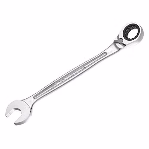 Facom 19mm Anti Slip Combination Ratcheting Spanner in Silver