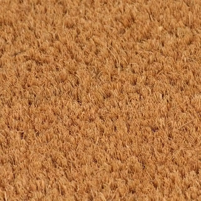 Berkfield Home Brown Tufted Coir Door Mat, W: 80 cm, D: 50 cm
