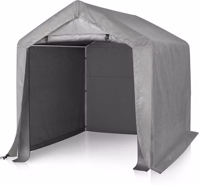 Kelvenix Grey Pent Garden Shed Storage Shelter and Bicycle Tent – 1