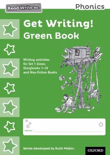 Oxford University Press Read Write Inc. Phonics Get Writing! Green Book Pack of 10 – 1