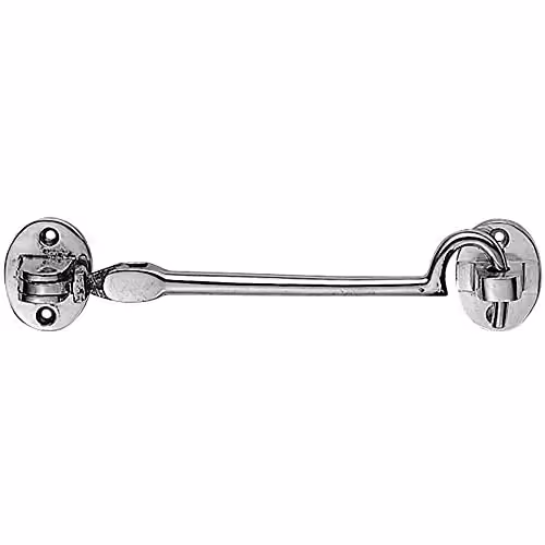 Loops Heavy Duty Cabin Hook and Eye in Polished Chrome