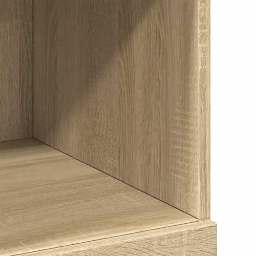 vidaXL Modern Highboard in Brown Sonoma Oak, W/D/H: 80 x 42.5 x 124 cm – 4